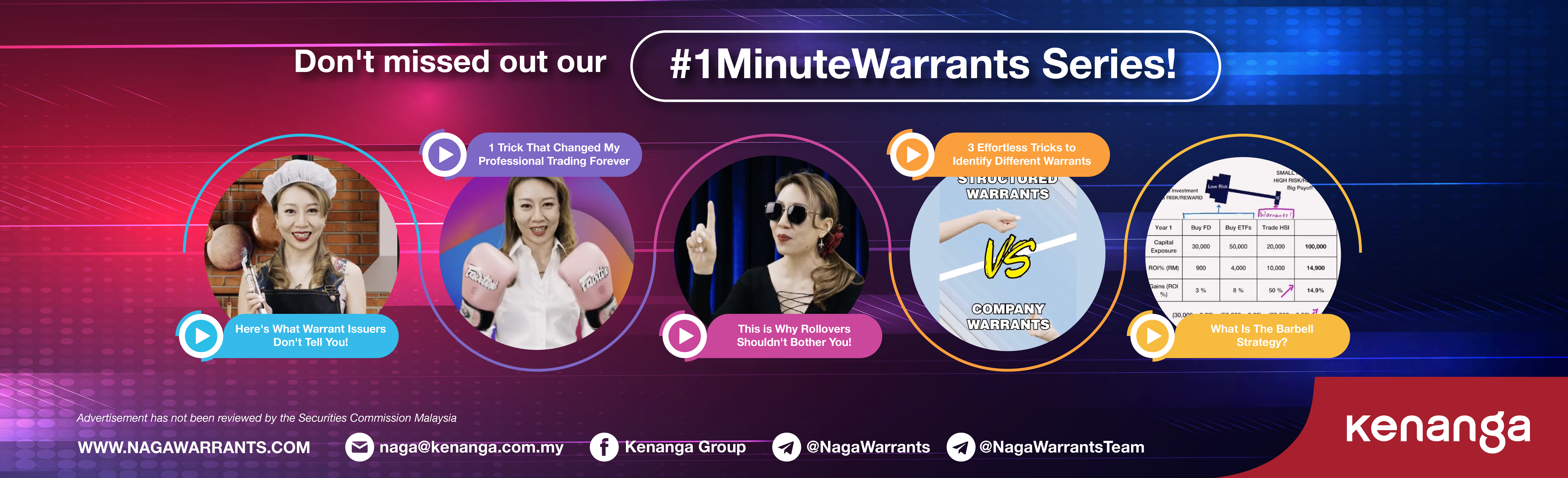 #1MinuteWarrants